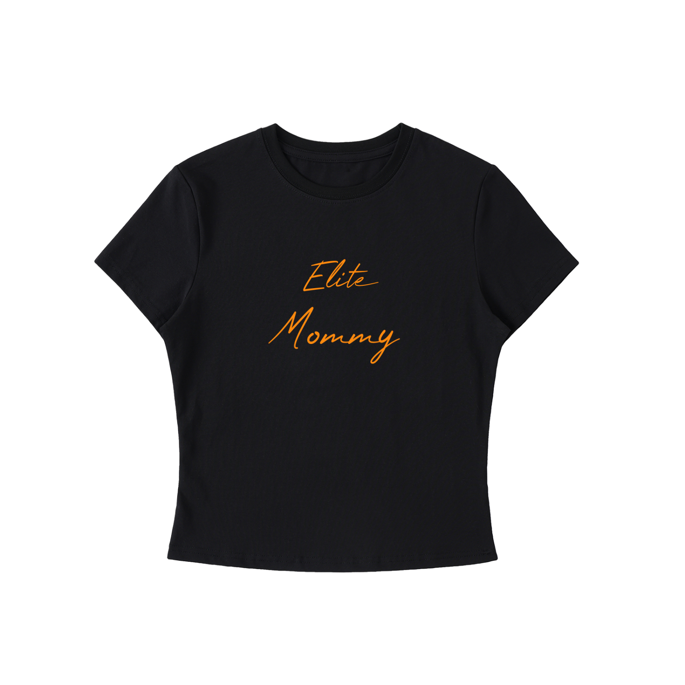 "Elite Mom" Bodycon Crewneck T-Shirt